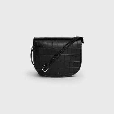 croc embossed celine bag|MEDIUM BESACE TRIOMPHE IN CROCODILE EMBOSSED .